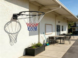Wall & Door Mounted Basketball Rim, Flex Rim Goal Replacement with Net & Double Spring 15163653