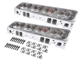 Complete Aluminum Cylinder Heads Fits for SBC Chevy 350 Camaro 190cc 64cc 2.02/1.60-Straight 03848748