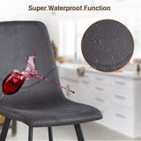 Dining Chairs Set of 2, Mid Century Modern Metel Legs for Indoor Kitchen & Dining Room Chairs B205P339998