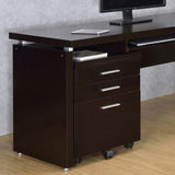 Cappuccino 3-Drawer File Cabinet B062P153729