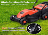13-Inch Electric Lawn Mower with 8 Gal Grass Collection Box, 3 Adjustable Cutting Heights, 99924079