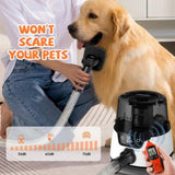 ZUN Dog Grooming Kit, Pet Hair Vacuum and Dog Dryer 5 Pet Grooming Tools, 600w Dog Grooming Vacuum 44455592