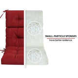 2 Pcs Set High Back Patio Chair Cushions, Tufted Rocking Chair Cushions, Adirondack Cushions for W419P287335