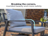 Aluminum Outdoor Sofa Swivel Seats 55329018