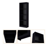 Black Tier Storage Shelves Bookcase B062P175148