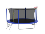 10FT Trampoline for Kids, Basketball Hoop and Ladder, Outdoor Kids Trampoline with Safety K1163P147163
