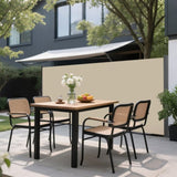 Retractable Side Screen Awning, UV Resistant, Waterproof, Patio Privacy Screen for Garden, Balcony, W419P286382