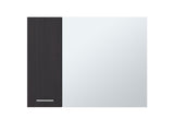 Harbor Medicine Double Door Cabinet,Four Interior Shelves, Black Wengue B097P474280