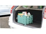 Portable Folding Shopping Cart 55lbs Capacity Mint Color Collapsible Grocery Cart Lightweight 34915630