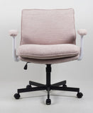 Cross-Legged Friendly Office Chair with Criss Cross Frame, Rolling Casters & Fold-Down Arms, 95051555