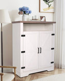 6-Tier Shoe Storage Cabinet, Farmhouse Shoe Rack Organizer Cabinet with Adjustable Shelf & 2-Tier W3151P264510