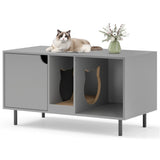 Gray Cat Litter Box Enclosure 89634177