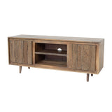 55x16x22.5" Tv Cabinet With Recycle Wood 2 Door W2078P180767