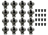 1.6 Ratio 7/16" Full Roller Rocker Arms Kit for Chevy SBC 350 No Self-Aligning Stainless Steel 26318071