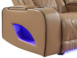 Fortuner Modern Style Upholstery Recliner Loveseat Made with Wood & Massage Function Included B009P439071