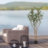 Artificial leaf planter Large Uv artificial plant branch 160CM double pole island spring flower W2945P278476