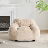 Auch Indoor Armchair Style Bean Bag, Beige N775P265515B