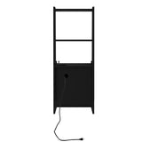 Nightstand with Charging Station, Smart Nightstand with Night Light, Modern Night Stand with W1321P151791