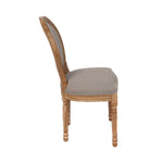 ZUN French Country Dining Chairs with Round Back Set of 2, Upholstered, Solid Wood Legs, Side Chairs for 26233100