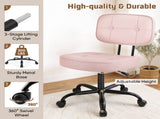 Height Adjustable Office Desk Chair, Low-Back Lumbar Support Rolling Work Swivel Task Chair with 30854409