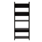 Vizcaya Home Office Set, Single Drawer, Keyboard Tray,Bookcase -Black B20092121