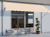 118.1"D x 47.2"W x"H Retractable Awning Khaki 21965272