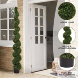 Topiary bonsai artificial spiral tree plant Outdoor uv resistant plastic boxwood 210cm 1pcs/set W2945P279014