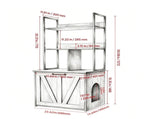Wooden Cat Box Cabinet 31931775