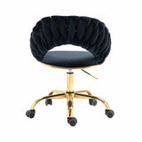 ZUN COOLMORE Computer Chair Office Chair Adjustable Swivel Chair Fabric Seat Home Study Chair W153981448