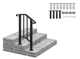 Matte Black Outdoor 1st Tier Iron Handrail 03004302