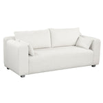 ZUN [New] 82*36" Modern Loop Yarn Fabric Sofa, One-Piece Seat Frame, Minimalist 2-3 Seat Couch Easy to 26549321