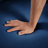 Upholstered Velvet Accent Chair with Golden Metal Stand,Mid-Century Living Room Leisure Chair with W2186137439