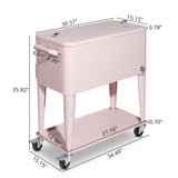 80Qt Pink Box Black Square Foot Tube With Drain Pipe Freezer Incubator 65158246