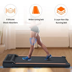 ZUN Walking Pad 300 lb Capacity, Desk Treadmill for Home Office, Protable Treadmill Under Desk, Walking N755P171634B