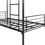Twin over Twin Bunk Bed, Metal Frame with Ladder W84034154