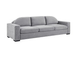 Modern 3-seater Sofa 84.7" Sofa Couch Upholstered Sofa with Curved Backrest for Living Room or Small N763P411268E