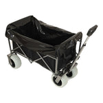 ZUN Beach Wagon with Big Wheels for Sand 500lbs capacity - All Terrain Steel Frame Utility Cart with 9" W2932P253147