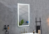 ZUN LED Bathroom Mirror 40 "x 32" with Front and Backlight, Large Dimmable Wall Mirrors with Anti-Fog, W928P177834