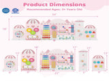 11-in-1 Montessori Wall Busy Board - 3 Toddler Sensory Toy, Castle Style, Skill-Building 80727718