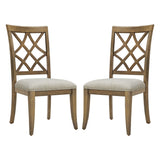 Wooden Frame Upholstered Dining Chairs set of 2,Mid Century Retro Chairs Comfor Kitchen Chairs for W2582P205379