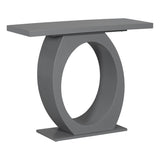 Mirod Stylish Modern Console Table with Egg-Shaped Base,Enhanced Stability and Durability,Sleek N760P214780E