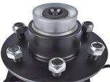 Pair Upgraded 6x5.5 Lug Superior Shipping Container Wheels,Bolt-on Spindle Kit 90325254