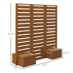 ZUN Wooden Planter Box 07122342