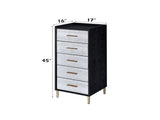 Myles Black, Silver & Gold Finish Jewelry Armoire B2726P279129