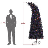 7ft Wizard Hat Shape Automatic Tree Structure PVC Material 1050 Branches 400 Lights 10 Functions 25044014