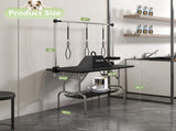 47'' Large Dog Grooming Table Stainless Steel Foldable Grooming Table for Dogs at Home Adjustable W3587P462651