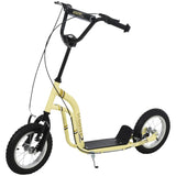 12-inch children's scooter with adjustable height. - yellow 53498091