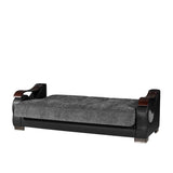 PrimeNest Urbanova Collection Upholstered Convertible Sofabed with Storage, Grey B030P286559