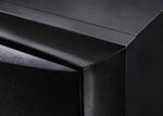 ZUN 1Pc Contemporary 5 Drawer Chest Black Finish Solid Wood Wooden Bedroom Furniture B011P216688