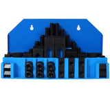 58Pc T-Slot Clamping Kit Mill Machinist Set With T-slot cleaner and Tightening Wrench W465P215023